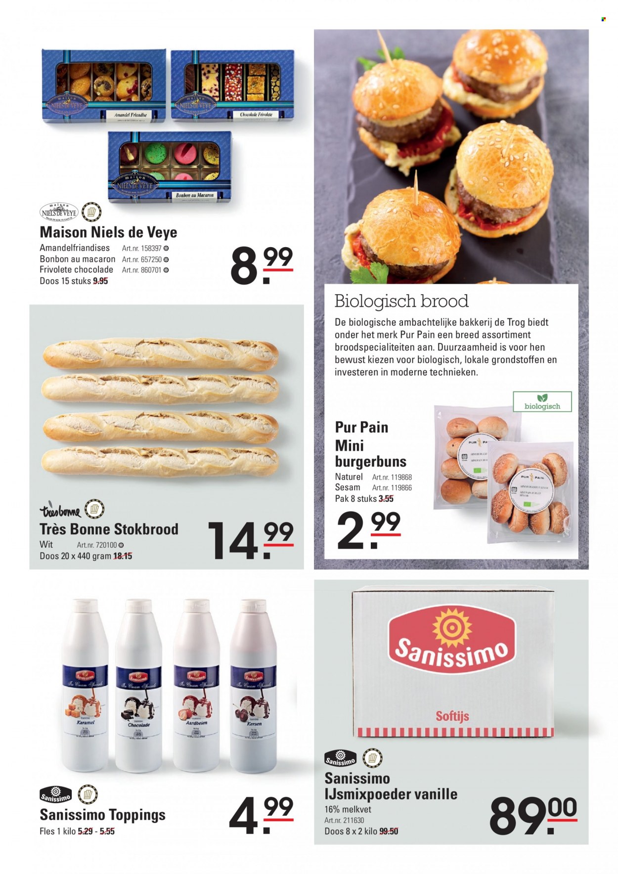 thumbnail - Sligro-aanbieding - 23-6-2022 - 11-7-2022 -  producten in de aanbieding - stokbrood, brood, aardbeien, kersen, chocolade. Pagina 11.