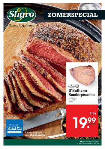 Sligro-aanbieding - 23.6.2022 - 11.7.2022.