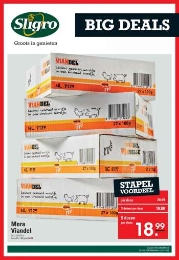 Sligro-aanbieding - 23.6.2022 - 11.7.2022.