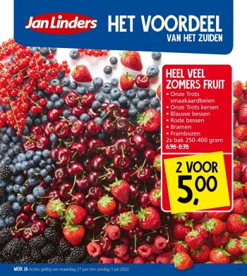 Jan Linders-aanbieding - 27.6.2022 - 3.7.2022.
