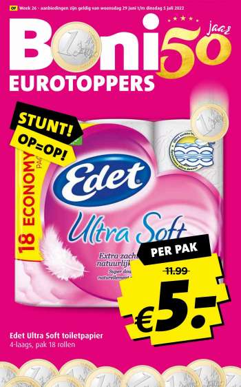 Boni-aanbieding - 29.6.2022 - 5.7.2022.