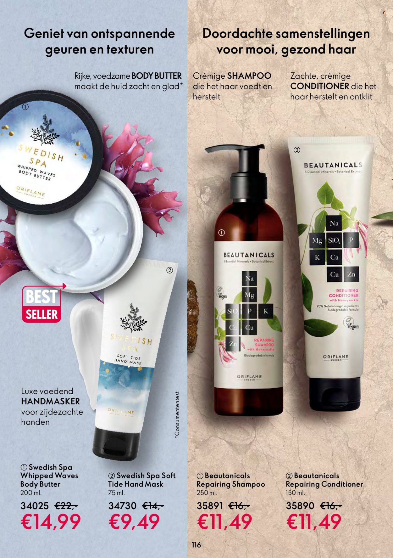 thumbnail - Oriflame-aanbieding - 29-6-2022 - 19-7-2022 -  producten in de aanbieding - shampoo, conditioner, body butter. Pagina 116.