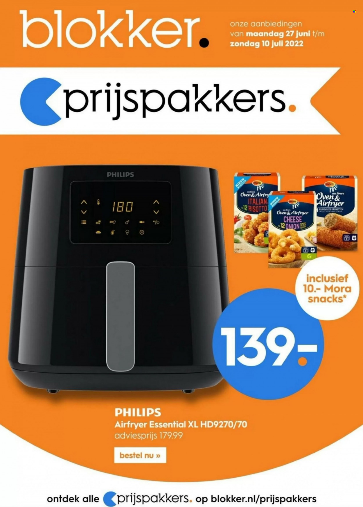 thumbnail - Blokker-aanbieding - 27-6-2022 - 10-7-2022 -  producten in de aanbieding - Philips. Pagina 1.