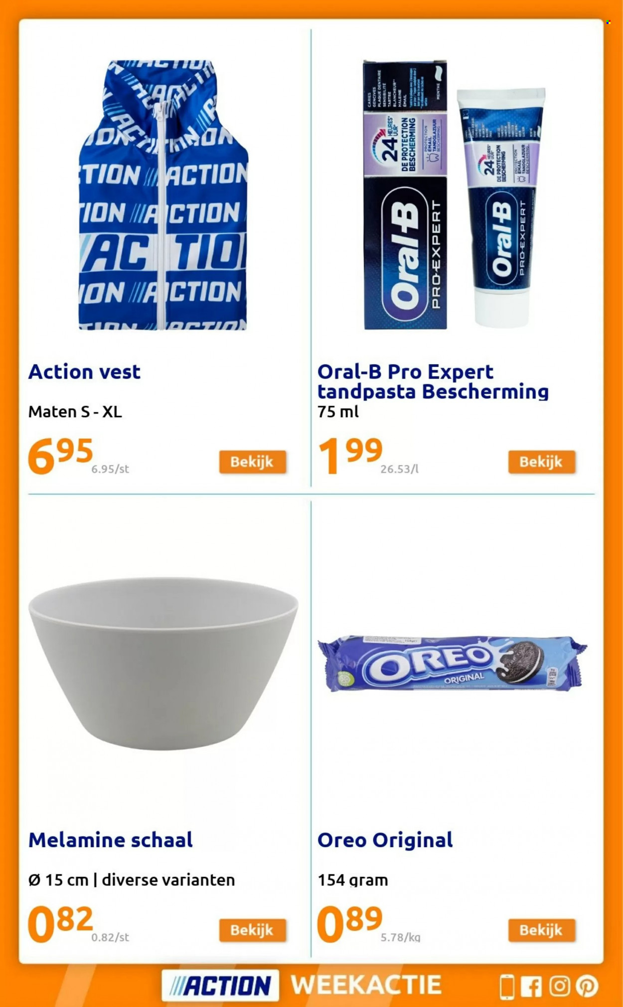 thumbnail - Action-aanbieding - 29-6-2022 - 5-7-2022 -  producten in de aanbieding - Oreo, Oral-B, tandpasta, vest. Pagina 2.