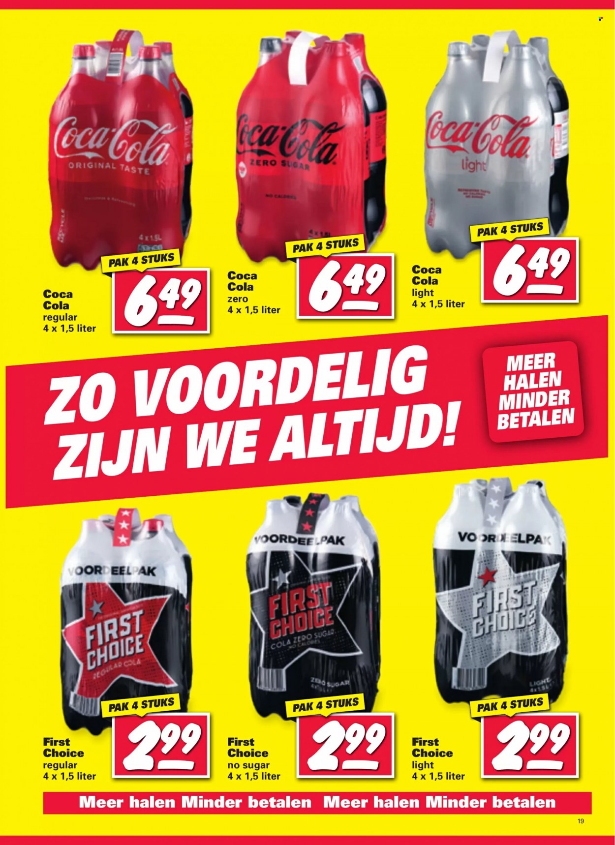 thumbnail - Nettorama-aanbieding - 4-7-2022 - 10-7-2022 -  producten in de aanbieding - Coca-Cola. Pagina 19.