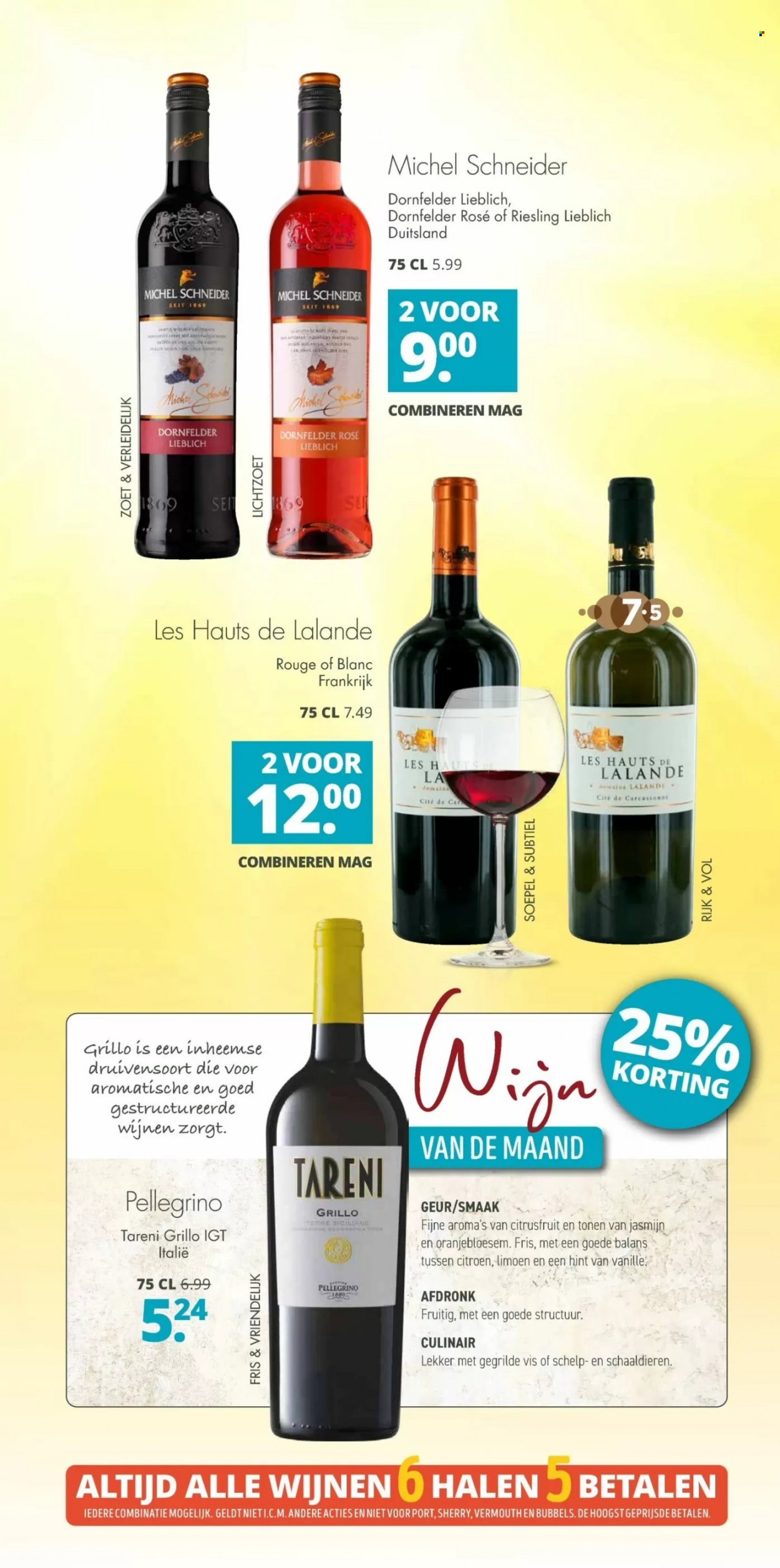 thumbnail - Mitra-aanbieding - 4-7-2022 - 17-7-2022 -  producten in de aanbieding - riesling, wijn, Frankrijk, sherry. Pagina 12.