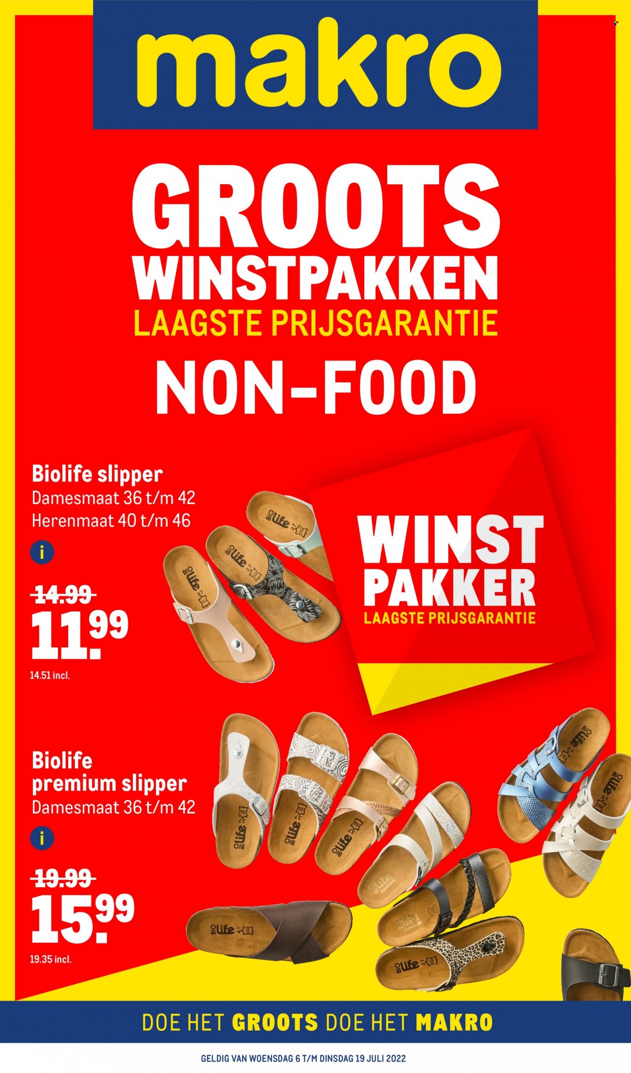 Makro-aanbieding - 6-7-2022 - 19-7-2022. Pagina 1
