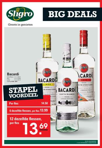 Sligro-aanbieding - 11.7.2022 - 1.8.2022.