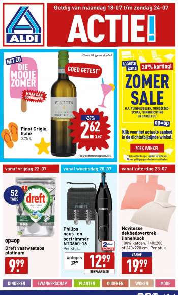 Aldi-aanbieding - 18.7.2022 - 24.7.2022.