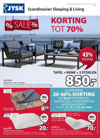 JYSK-aanbieding - 18.7.2022 - 31.7.2022.