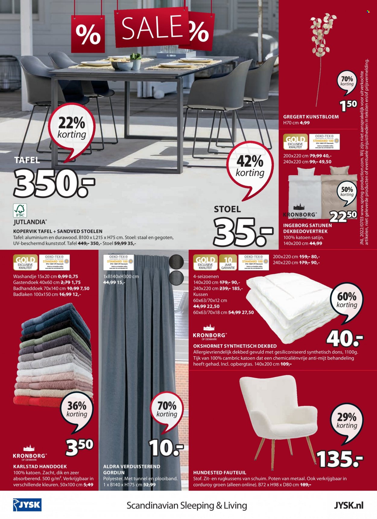 JYSK-aanbieding - 18-7-2022 - 31-7-2022. Pagina 16