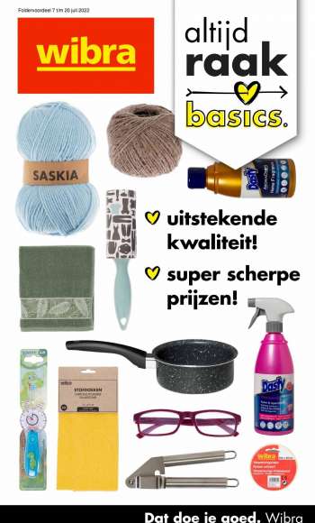 Wibra-aanbieding - 7.7.2022 - 20.7.2022.