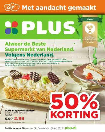 Plus-aanbieding - 24.7.2022 - 30.7.2022.