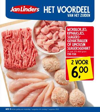 Jan Linders-aanbieding - 1.8.2022 - 7.8.2022.
