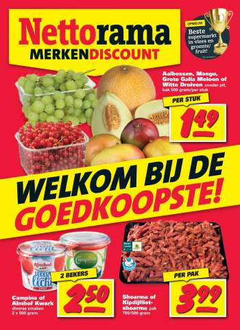Nettorama-aanbieding - 1.8.2022 - 7.8.2022.