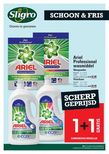 Sligro-aanbieding - 4.8.2022 - 22.8.2022.