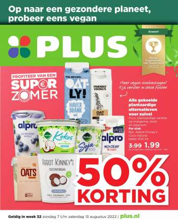 Plus-aanbieding - 7.8.2022 - 13.8.2022.