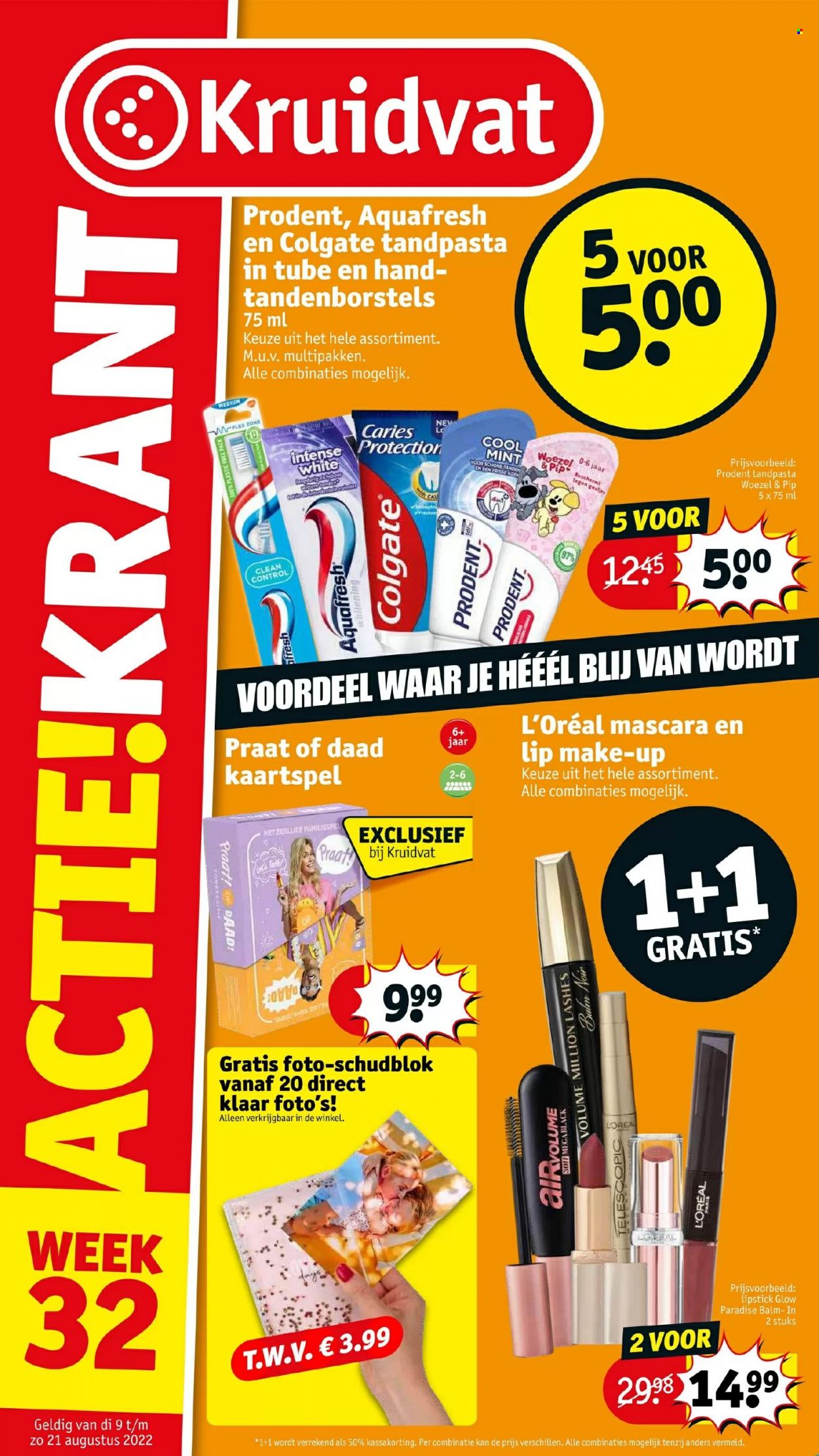 Kruidvat-aanbieding - 9-8-2022 - 21-8-2022. Pagina 1