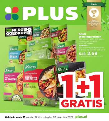 Plus-aanbieding - 14.8.2022 - 20.8.2022.