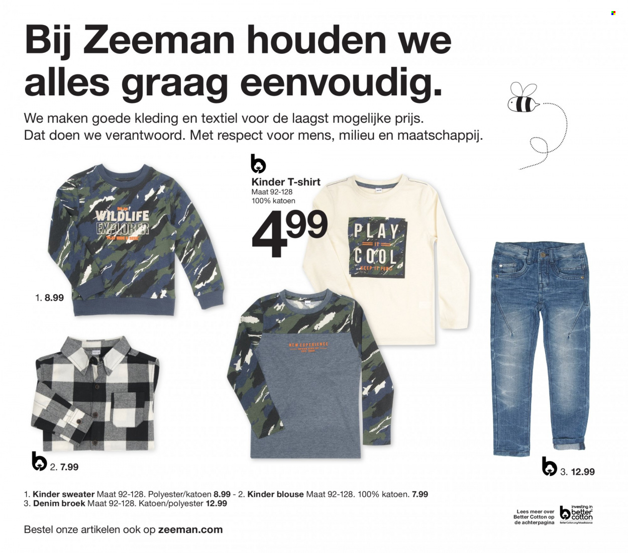 thumbnail - Zeeman-aanbieding - 1-7-2022 - 31-12-2022 -  producten in de aanbieding - broek, blouse. Pagina 36.