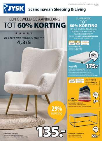 JYSK-aanbieding - 15.8.2022 - 28.8.2022.