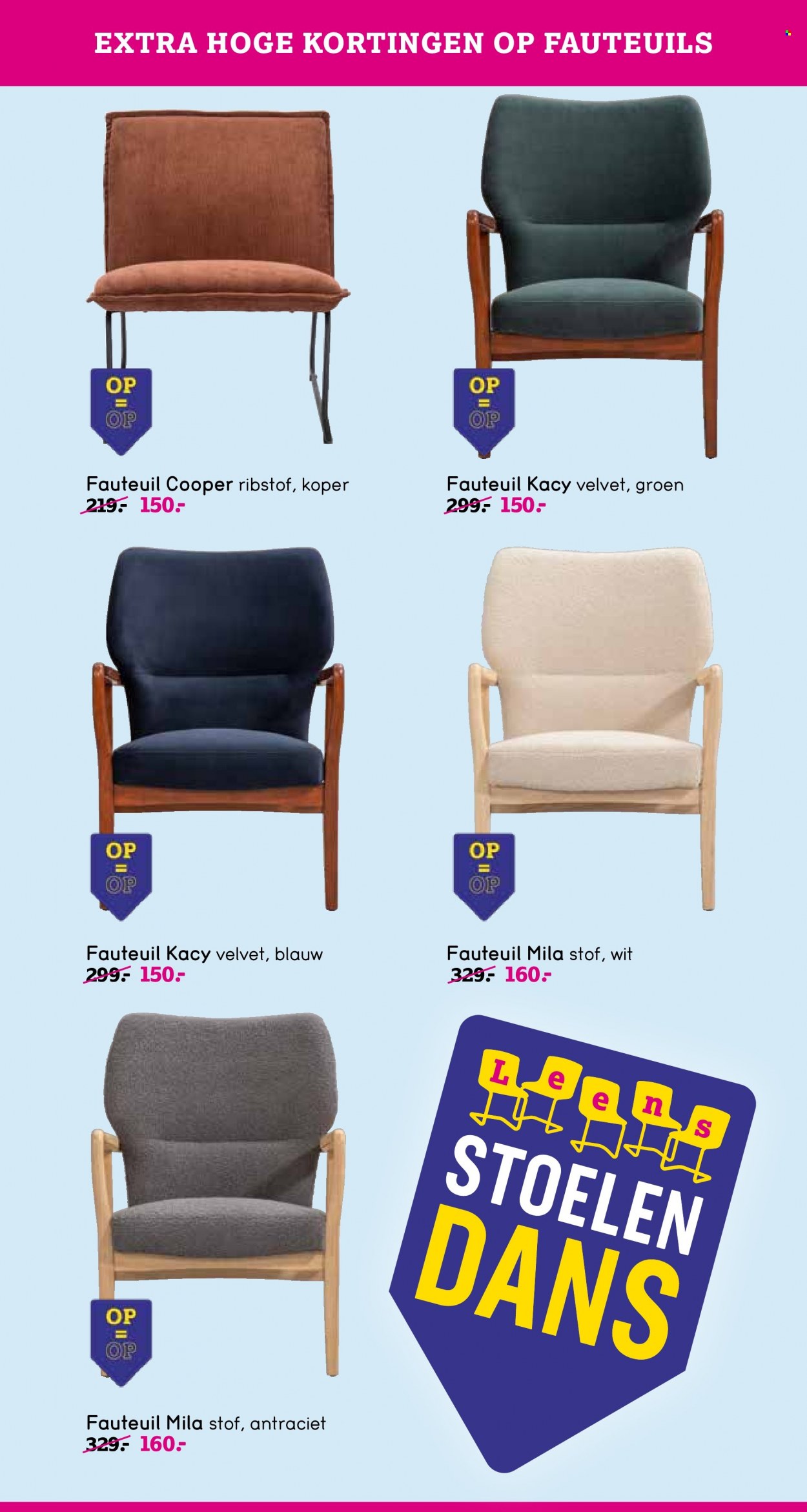 thumbnail - Leen Bakker-aanbieding -  producten in de aanbieding - fauteuil. Pagina 5.