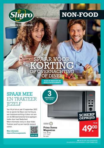Sligro-aanbieding - 25.8.2022 - 12.9.2022.