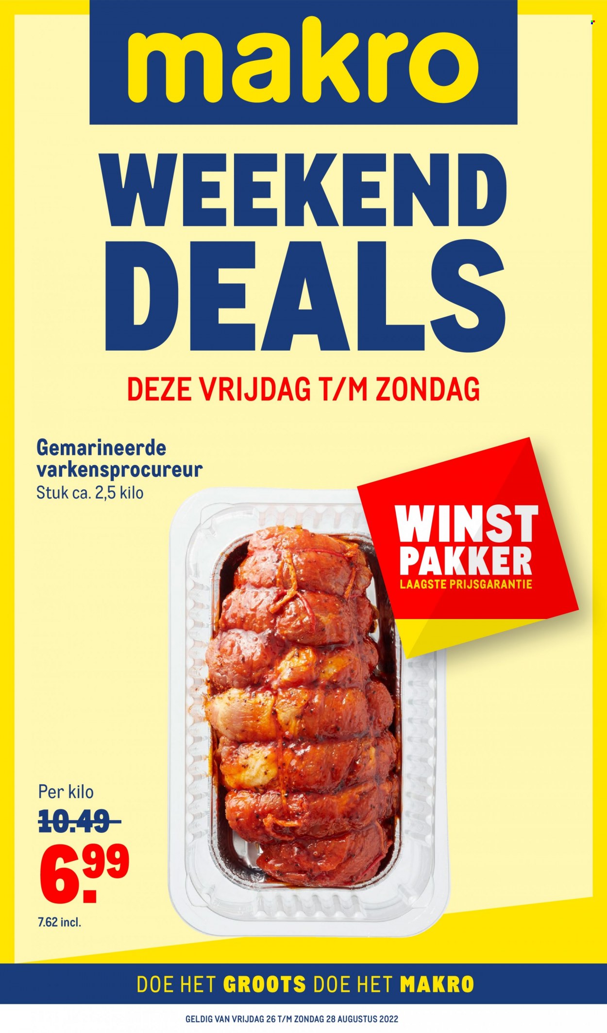 Makro-aanbieding - 26-8-2022 - 28-8-2022. Pagina 1