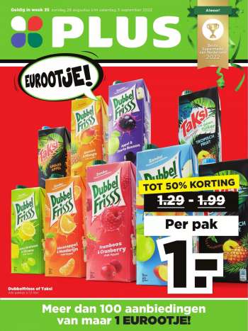 Plus-aanbieding - 28.8.2022 - 3.9.2022.