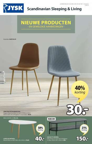 JYSK-aanbieding - 29.8.2022 - 11.9.2022.