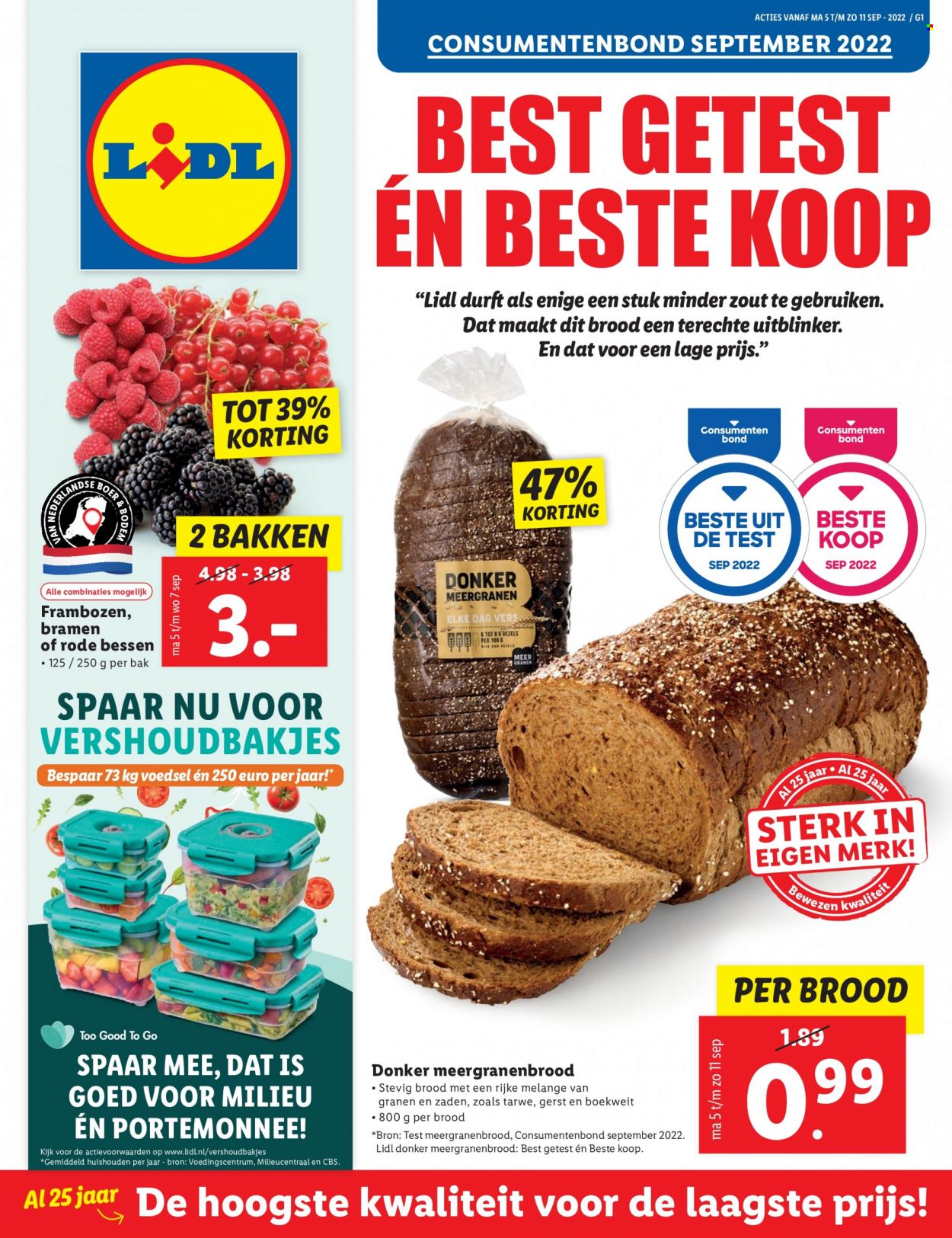 Lidl-aanbieding - 5-9-2022 - 11-9-2022. Pagina 1
