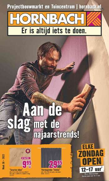 Hornbach-aanbieding - 5.9.2022 - 9.10.2022.
