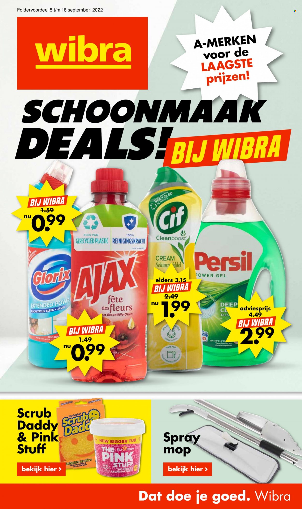Wibra-aanbieding - 5-9-2022 - 18-9-2022. Pagina 1