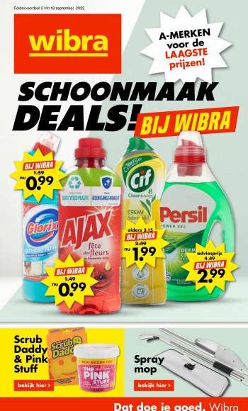 Wibra-aanbieding - 5.9.2022 - 18.9.2022.
