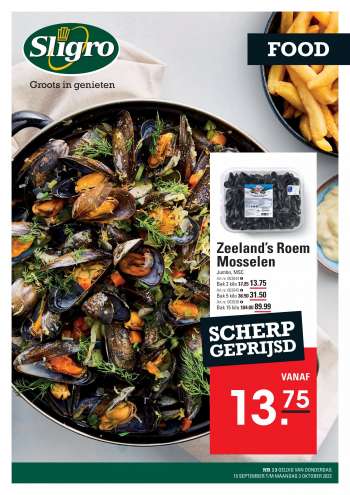 Sligro-aanbieding - 15.9.2022 - 3.10.2022.