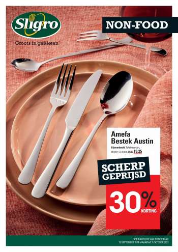 Sligro-aanbieding - 15.9.2022 - 3.10.2022.