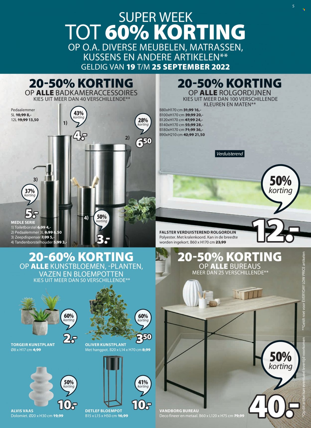 JYSK-aanbieding - 19-9-2022 - 2-10-2022. Pagina 5