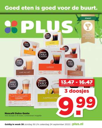 Plus-aanbieding - 18.9.2022 - 24.9.2022.