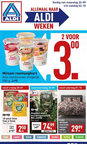 Aldi-aanbieding - 26.9.2022 - 2.10.2022.