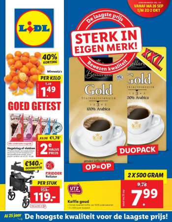 Lidl-aanbieding - 26.9.2022 - 2.10.2022.