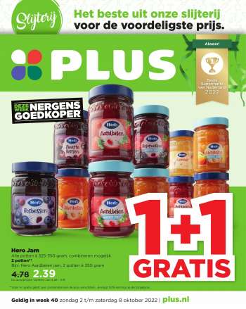 Plus-aanbieding - 2.10.2022 - 8.10.2022.