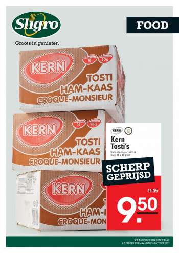 Sligro-aanbieding - 6.10.2022 - 24.10.2022.