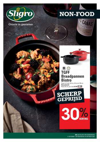 Sligro-aanbieding - 6.10.2022 - 24.10.2022.