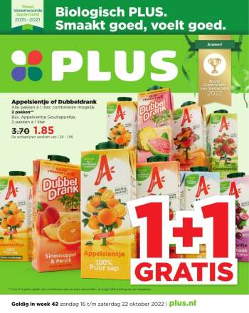 Plus-aanbieding - 16.10.2022 - 22.10.2022.