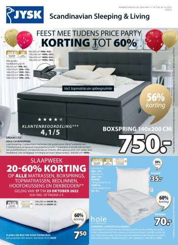 JYSK-aanbieding - 17.10.2022 - 30.10.2022.