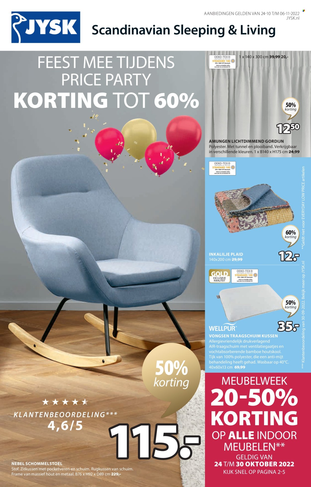 JYSK-aanbieding - 24-10-2022 - 6-11-2022. Pagina 1