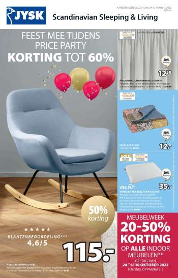 JYSK-aanbieding - 24.10.2022 - 6.11.2022.