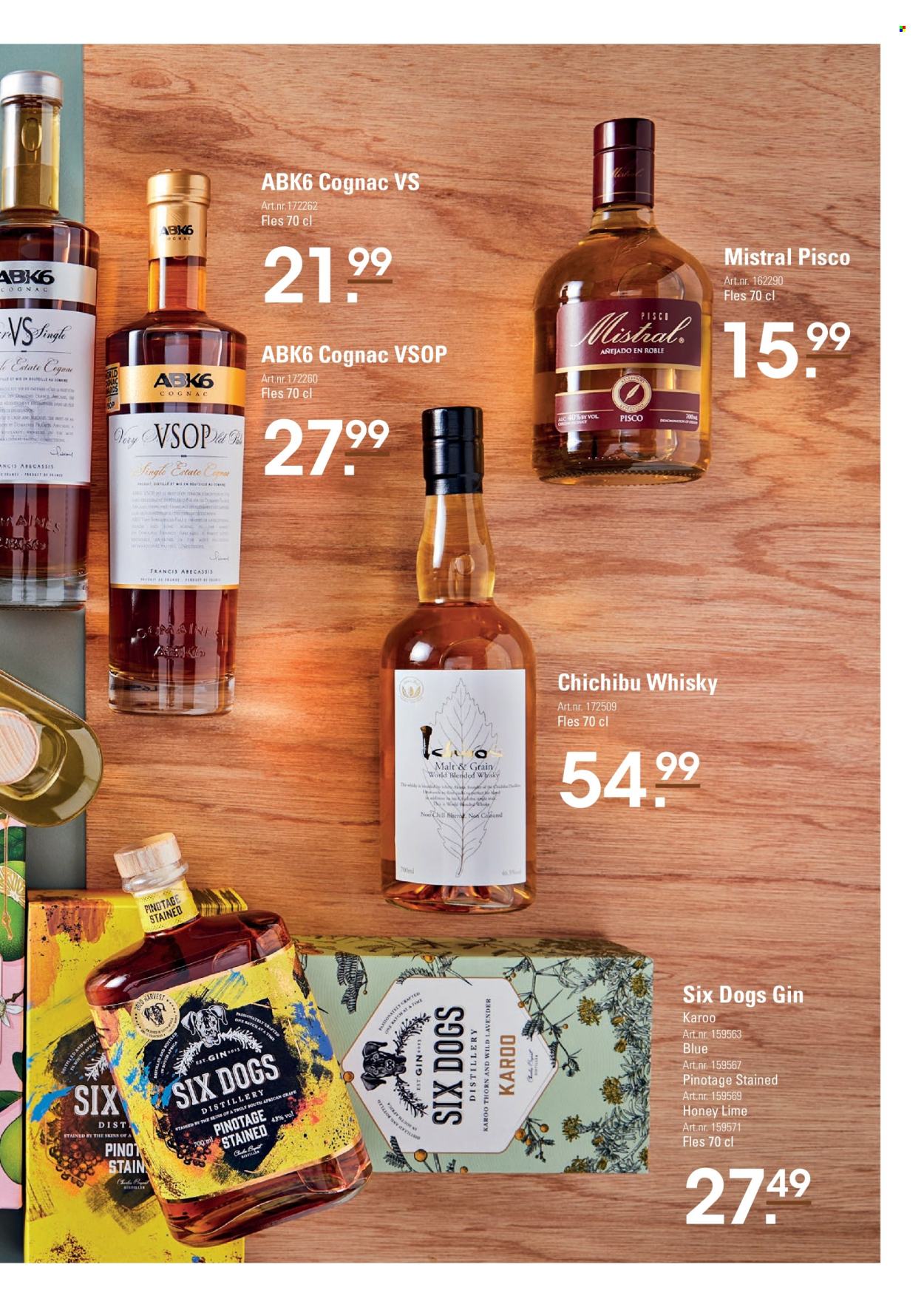 thumbnail - Sligro-aanbieding - 25-10-2022 - 31-12-2022 -  producten in de aanbieding - cognac, whisky, gin. Pagina 9.