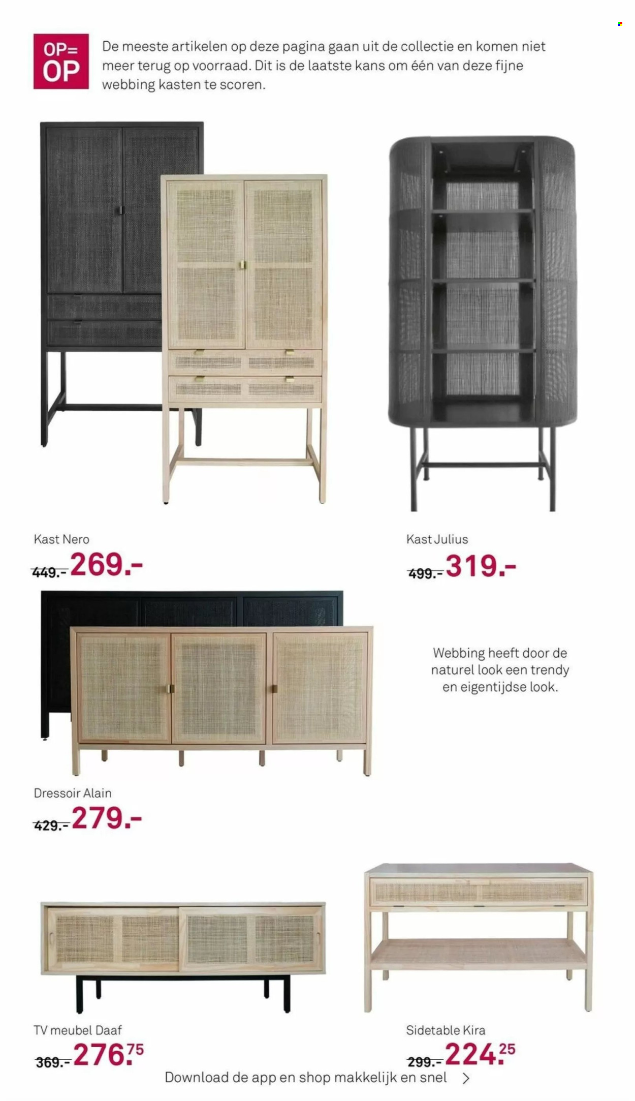 thumbnail - Karwei-aanbieding -  producten in de aanbieding - TV-meubel, kast, dressoir. Pagina 49.