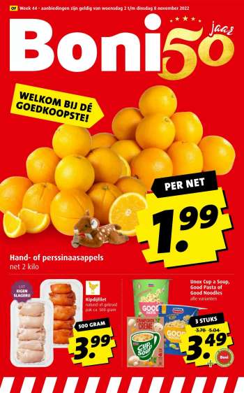 Boni-aanbieding - 2.11.2022 - 8.11.2022.